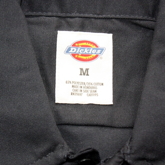 MAKE OFFER Dickies Work Shirt Button Up Made In Detroit Med. - Picture 6 of 8
